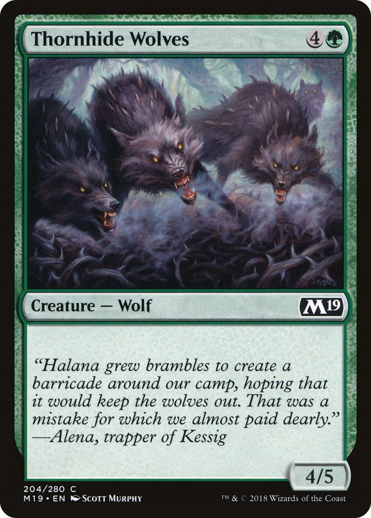 Thornhide Wolves (M19-204) (Foil)