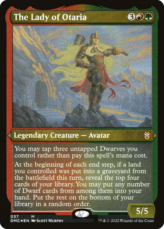 The Lady of Otaria (DMC-057) (Etched Foil)