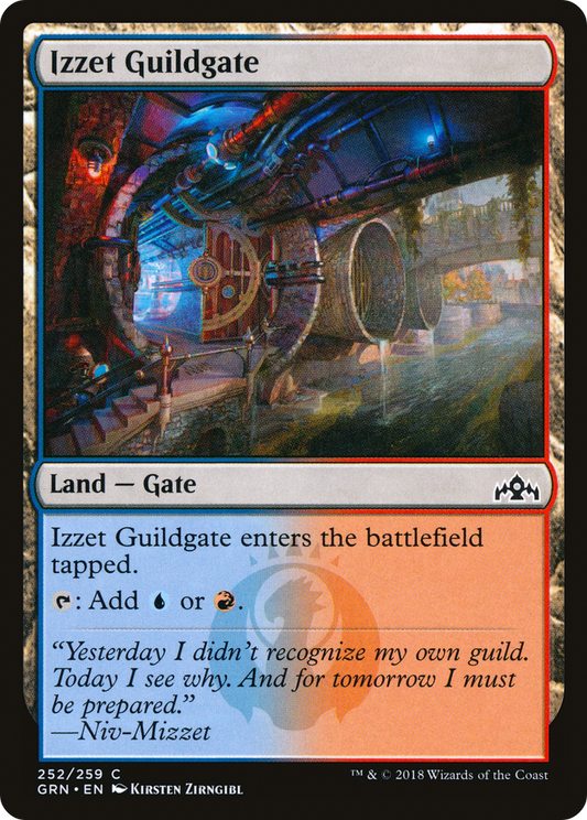 Izzet Guildgate (GRN-252) (Foil)