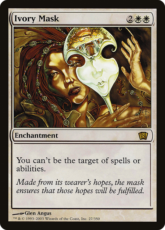 Ivory Mask (8ED-27★) (Foil)