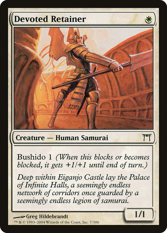 Devoted Retainer (CHK-007) (Foil)