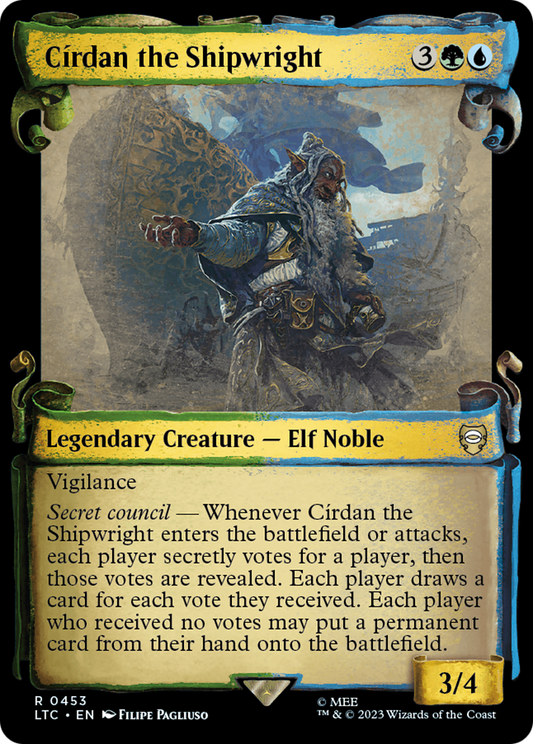 Círdan the Shipwright (LTC-453) (Showcase) (Scroll) (Foil)
