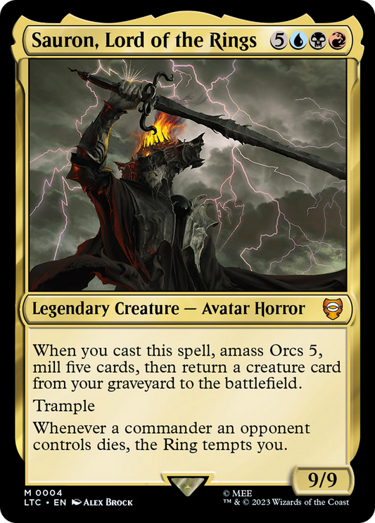 Sauron, Lord of the Rings (LTC-004) (Foil)
