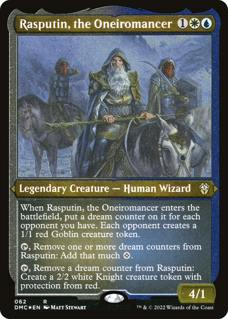 Rasputin, the Oneiromancer (DMC-062) (Etched Foil)