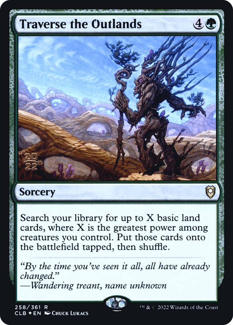 Traverse the Outlands (PRE-258S) (Foil)