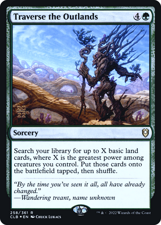 Traverse the Outlands (PRE-258S) (Foil)