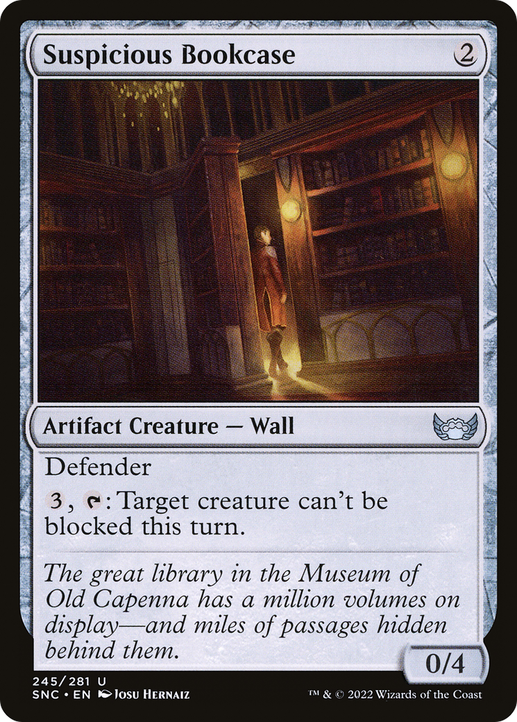 Suspicious Bookcase (SNC-245) (Foil)