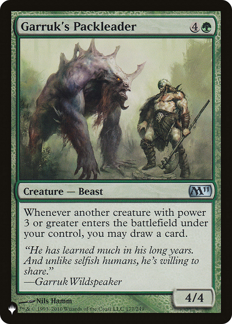 Garruk's Packleader (LIST-M11-177)