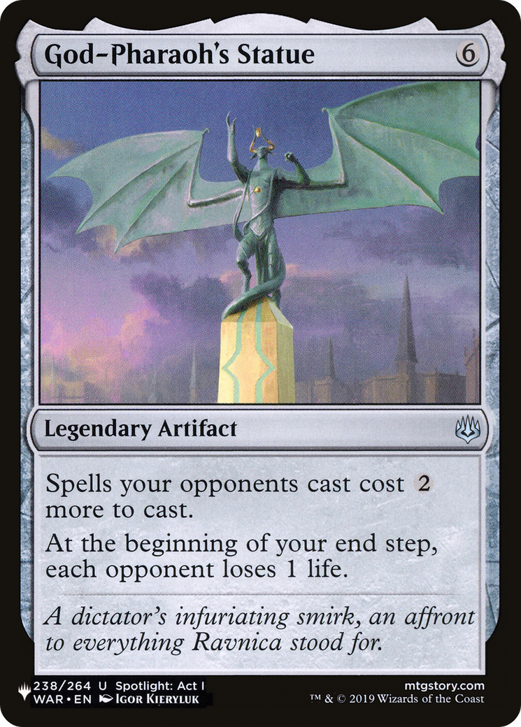 God-Pharaoh's Statue (LIST-WAR-238)