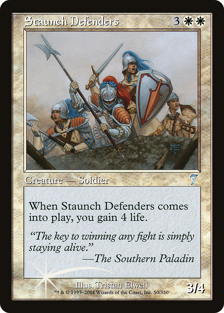 Staunch Defenders (7ED-50★) (Foil)