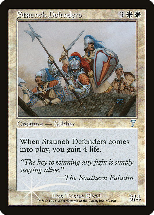 Staunch Defenders (7ED-50★) (Foil)