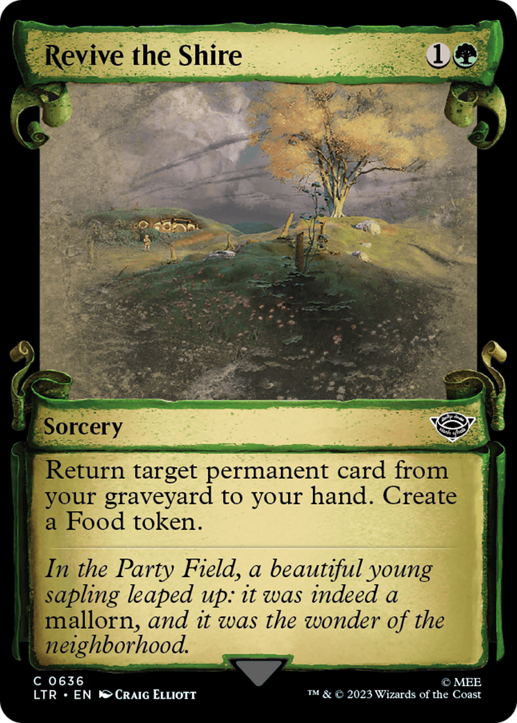 Revive the Shire (LTR-636) (Showcase) (Scroll) (Foil)