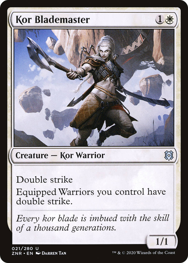 Kor Blademaster (ZNR-021) (Foil)