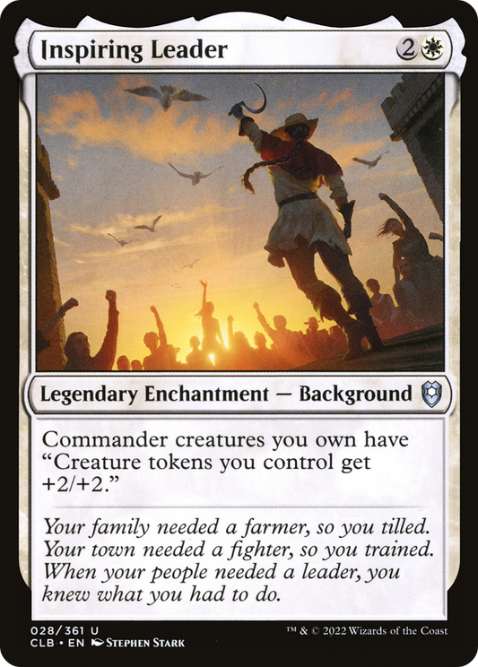 Inspiring Leader (CLB-028) (Foil)