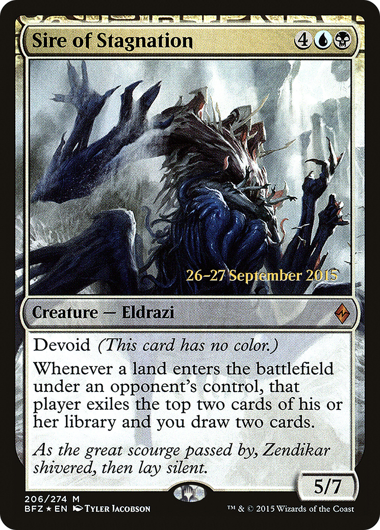 Sire of Stagnation (PRE-206S) (Foil)