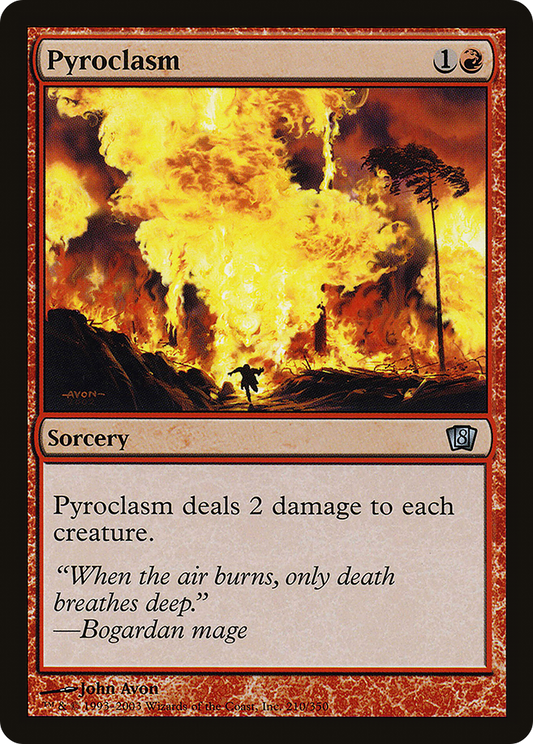 Pyroclasm (8ED-210★) (Foil)