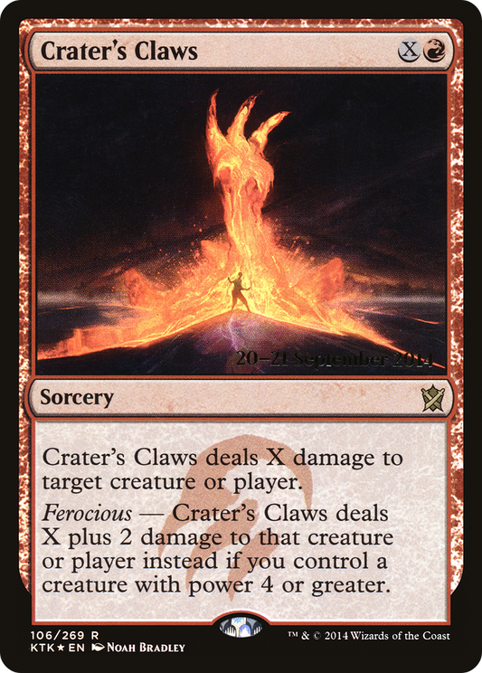 Crater's Claws (PRE-106S) (Foil)