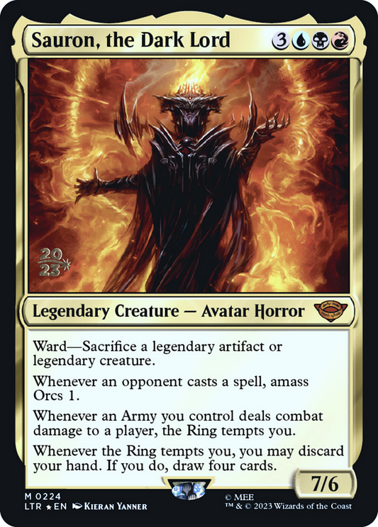 Sauron, the Dark Lord (PRE-224S) (Foil)