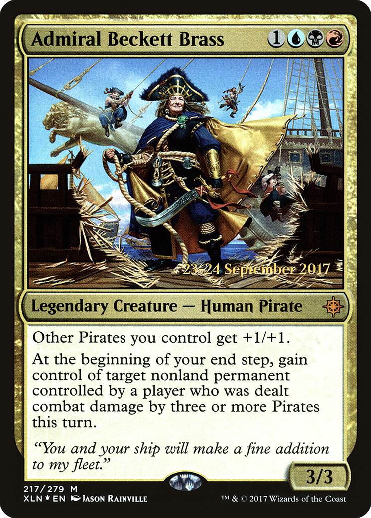 Admiral Beckett Brass (PRE-217S) (Foil)