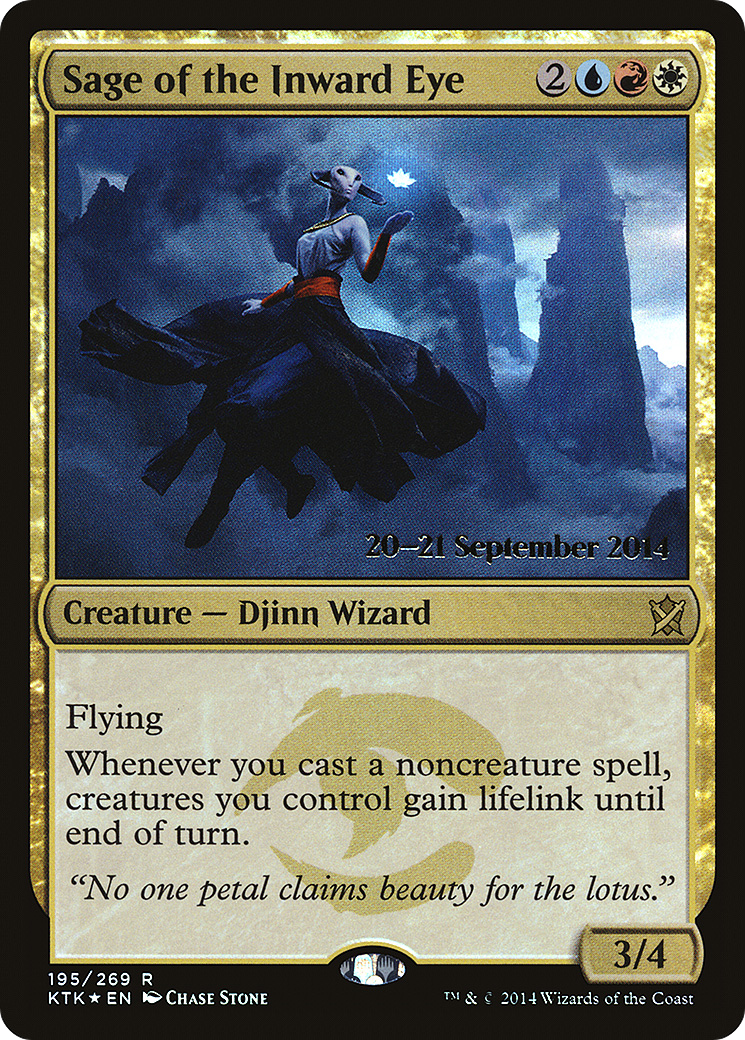 Sage of the Inward Eye (PRE-195S) (Foil)