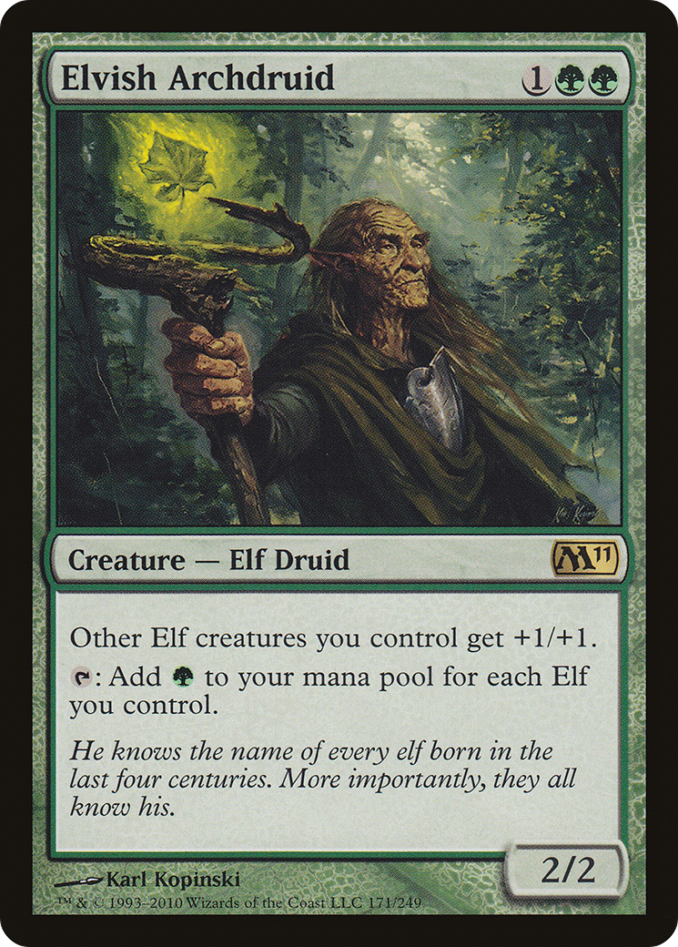 Elvish Archdruid (M11-171) (Foil)