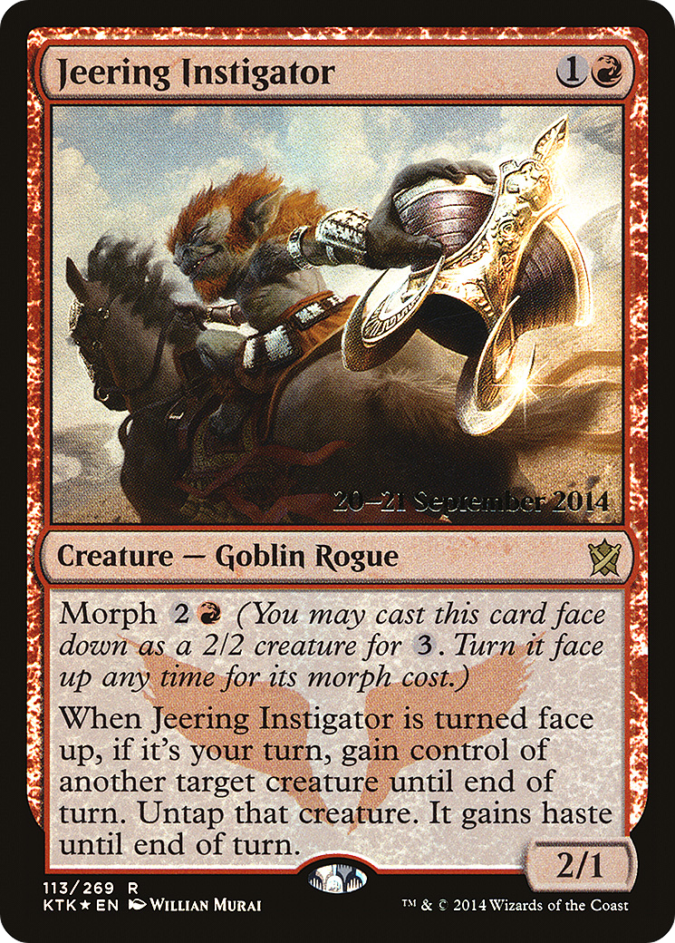 Jeering Instigator (PRE-113S) (Foil)