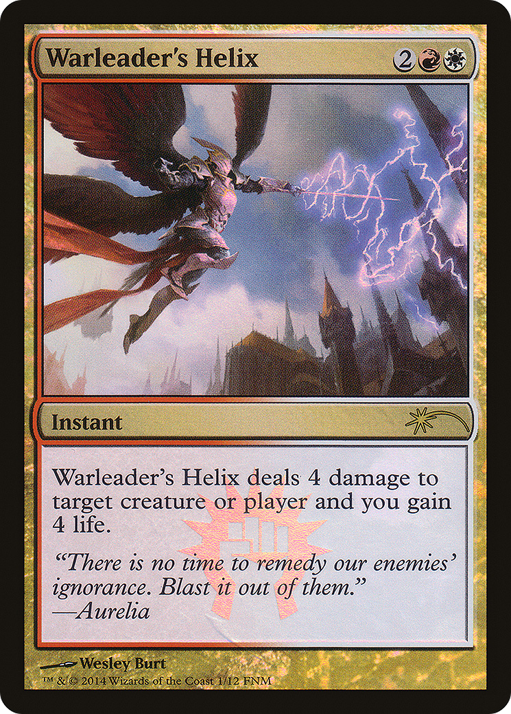 Warleader's Helix (FNM-001) (Foil)