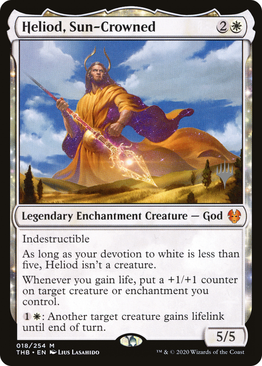 Heliod, Sun-Crowned (PPTHB-18P) (Foil)