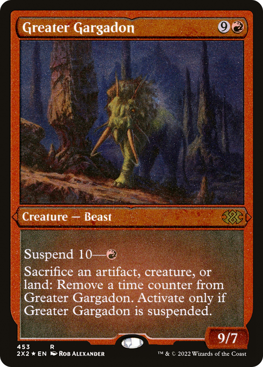 Greater Gargadon (2X2-453) (Etched Foil)