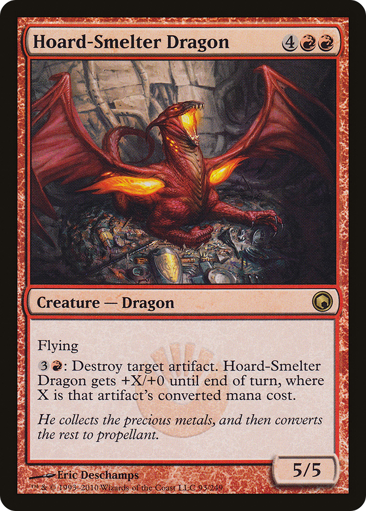 Hoard-Smelter Dragon (SOM-093) (Foil)