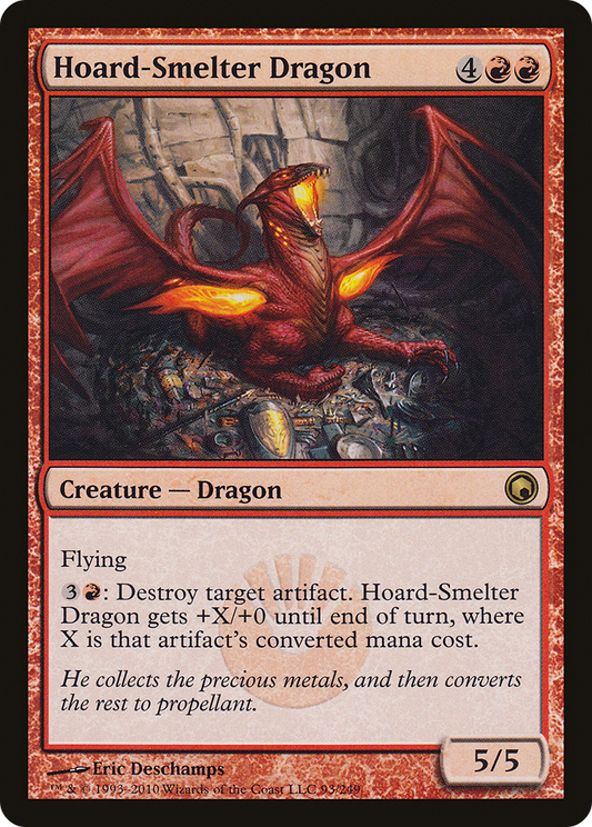 Hoard-Smelter Dragon (SOM-093) (Foil)