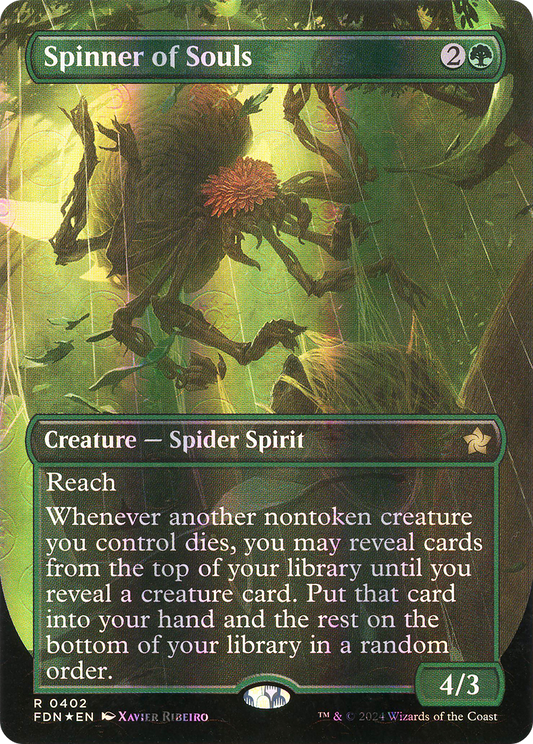 Spinner of Souls (FDN-402) (Borderless) (Mana Foil)