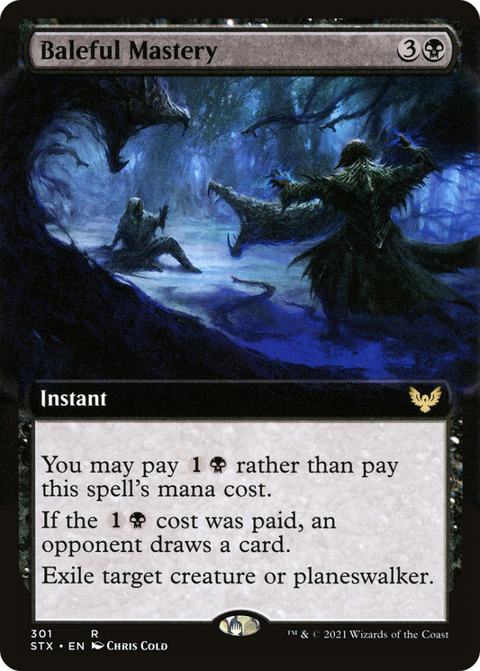 Baleful Mastery (STX-301) (Extended Art) (Foil)