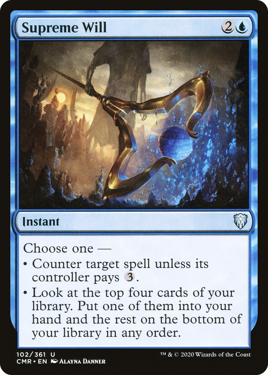 Supreme Will (CMR-102) (Foil)