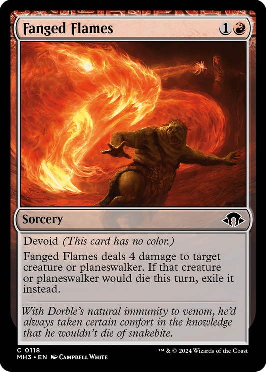 Fanged Flames (MH3-118) (Foil)
