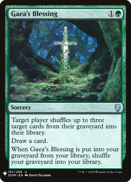 Gaea's Blessing (LIST-DOM-161)