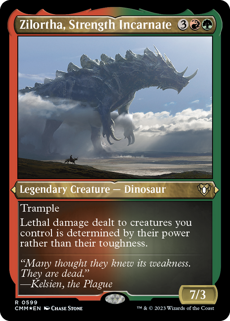 Zilortha, Strength Incarnate (CMM-599) (Etched Foil)