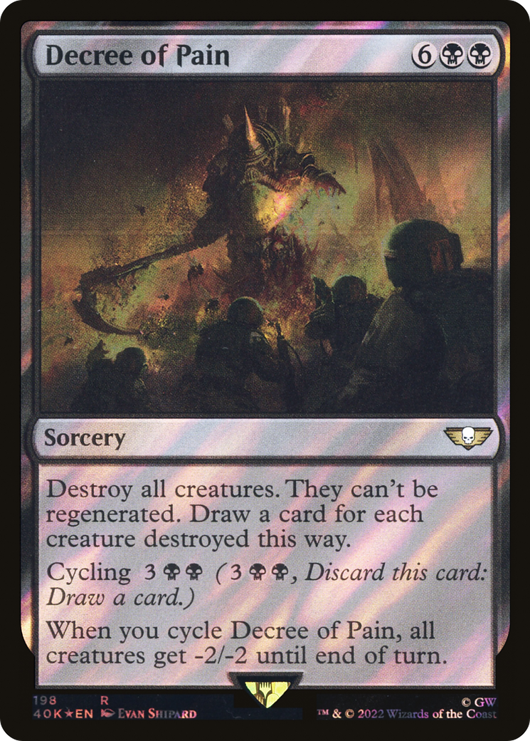 Decree of Pain (40K-198★) (Surge Foil)