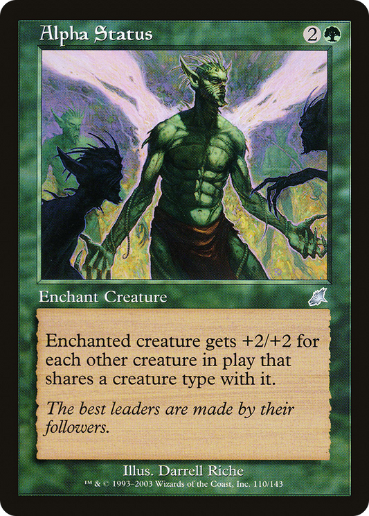 Alpha Status (SCG-110) (Foil)
