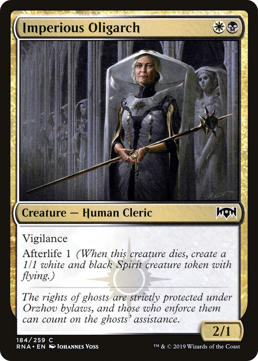 Imperious Oligarch (RNA-184) (Foil)