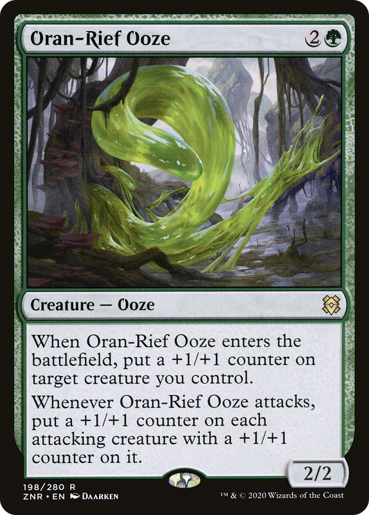 Oran-Rief Ooze (ZNR-198) (Foil)