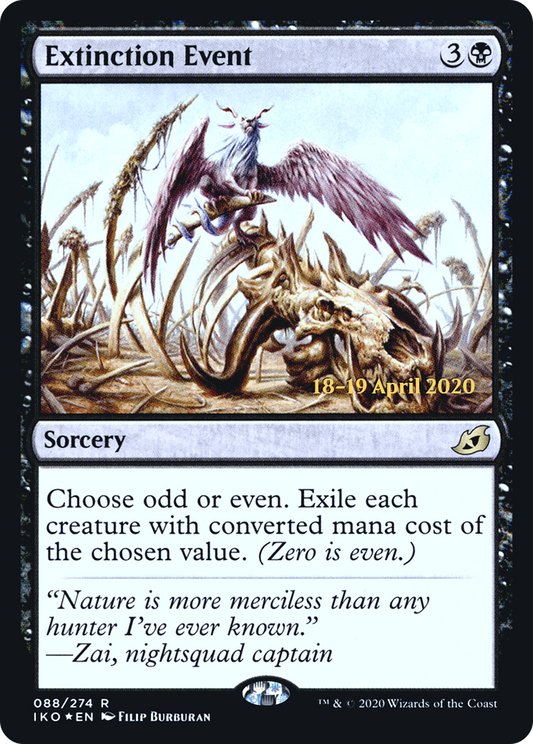 Extinction Event (PRE-88S) (Foil)