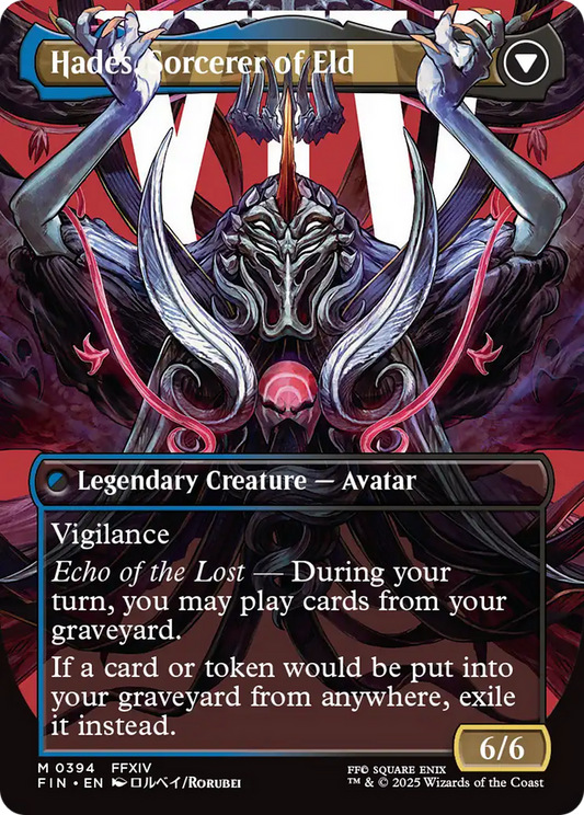 Emet-Selch, Unsundered // Hades, Sorcerer of Eld (FIN-394) (Borderless) (Foil)