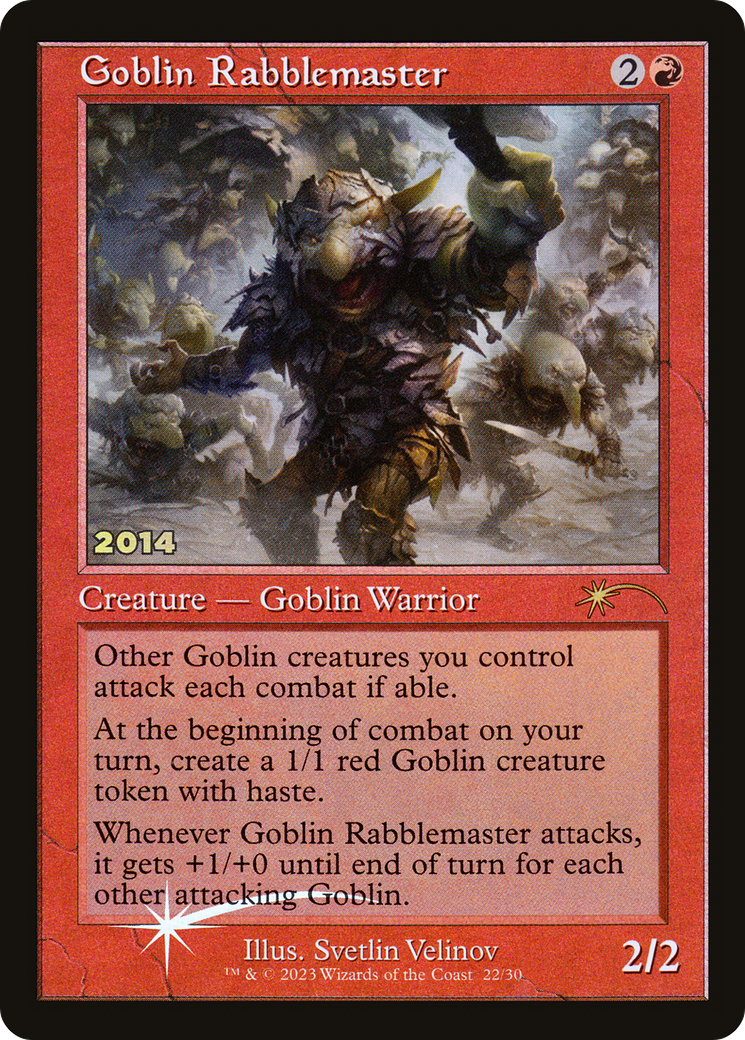 Goblin Rabblemaster (30A-P-022) (Foil)