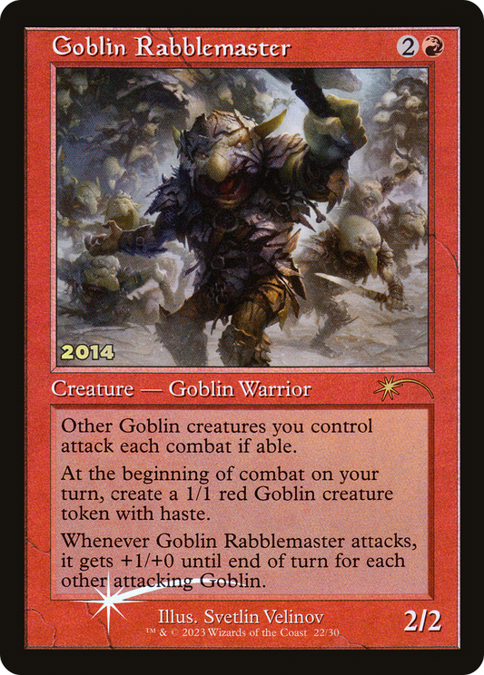 Goblin Rabblemaster (30A-P-022) (Foil)