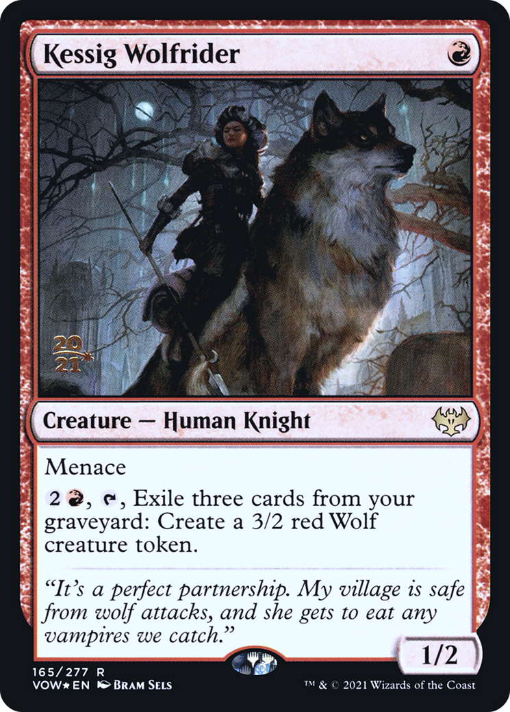 Kessig Wolfrider (PRE-165S) (Foil)