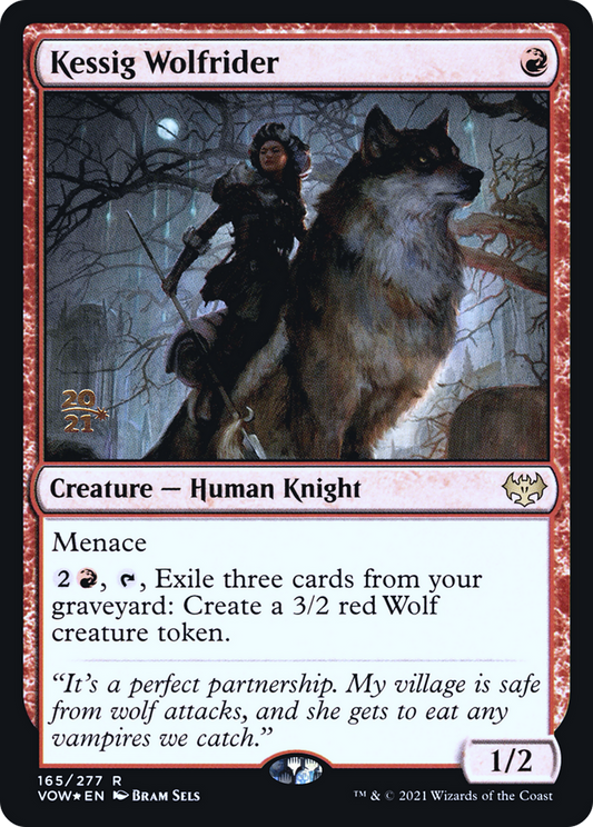 Kessig Wolfrider (PRE-165S) (Foil)