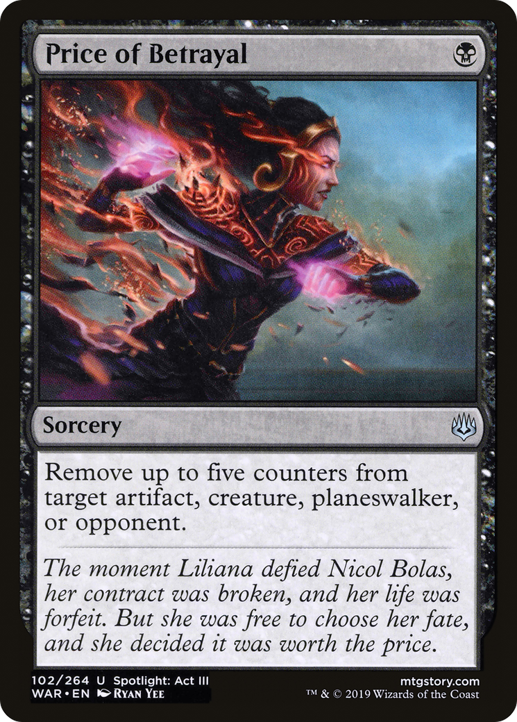 Price of Betrayal (WAR-102) (Foil)