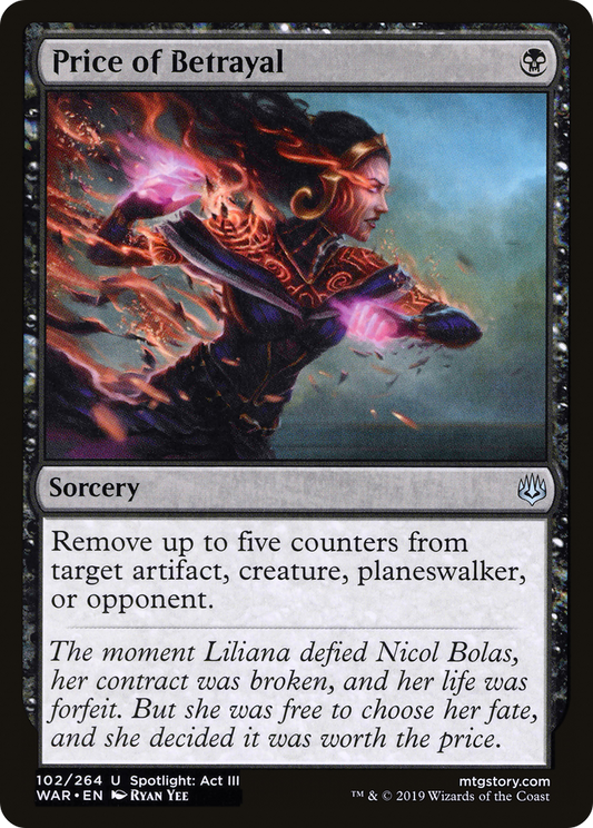 Price of Betrayal (WAR-102) (Foil)