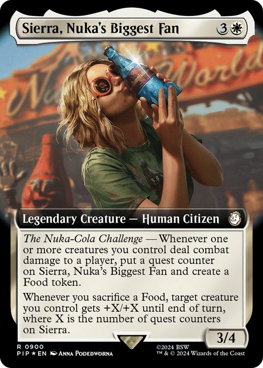 Sierra, Nuka's Biggest Fan (PIP-900) (Extended Art) (Surge Foil)